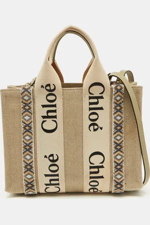 Chloé Canvas Small Woody Tote