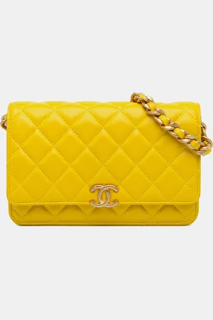 CHANEL Lambskin Leather Wallet on Chain