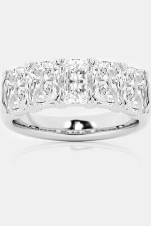 Evolve 14K Gold Radiant Lab Grown Diamond Five-Stone Anniversary Band US 7 (4 1/2 ctw)