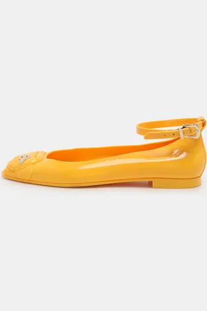 Fendi Jelly Peep Toe Ankle Strap Flat Sandals Size 38