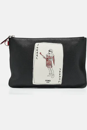 Fendi Leather Joker Slim Pouch