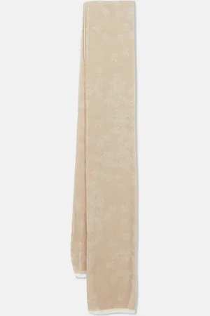 MULBERRY Logo Jacquard Wool Blend Scarf