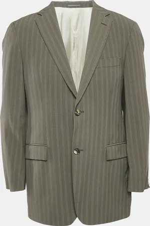 HUGO BOSS Stripe Wool Single Breasted Blazer M