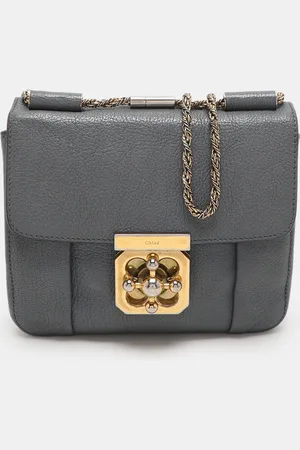 Chloé Leather Small Elsie Shoulder Bag