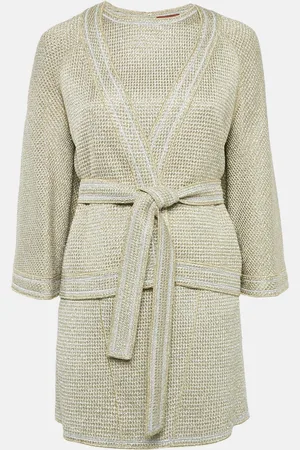 Missoni Lurex Knit Mini Dress and Cape Set S