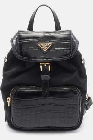 Prada Nylon and Leather Backpack