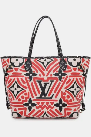 LOUIS VUITTON Tricolour Monogram Giant Lv Crafty Neverfull MM Bag