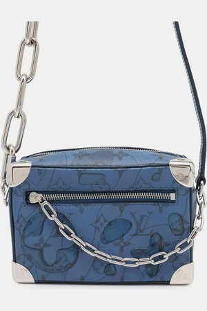 LOUIS VUITTON Monogram Aqua Garden Mini Soft Trunk Bag