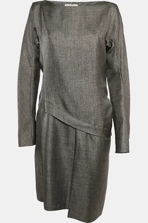 Balenciaga Wool Blend Midi Dress L