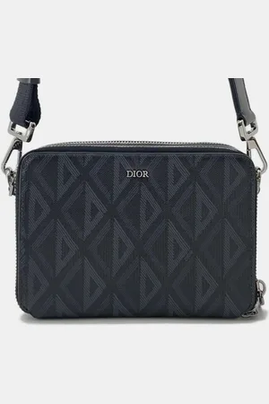 Dior PVC Coated Canvas CD Diamond Shoulder Bag