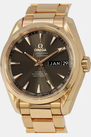 Omega 18k Rose Gold Seamaster Aqua Terra Automatic Men