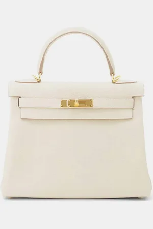 Hermès Craie Togo Leather Kelly Retourne 28 Bag