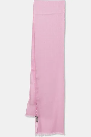 Gucci GG Patterned Wool Blend Scarf