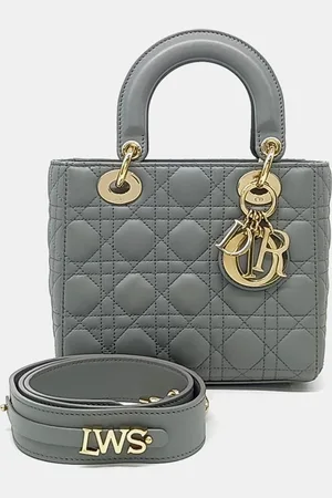 Dior Leather Medium Lady Tote Bag