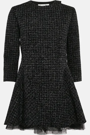 Dior Christian Tweed Flared Jacket M