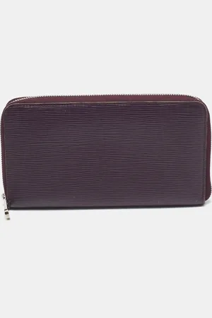 LOUIS VUITTON Cassis Epi Leather Zippy Organizer Wallet