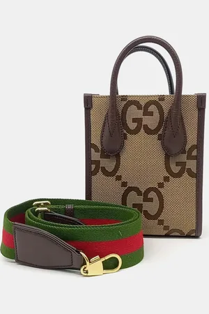 Gucci Coated Canvas Jumbo GG Mini Tote Bag