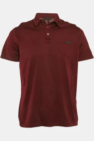 Prada Cotton Jersey Polo T-Shirt L