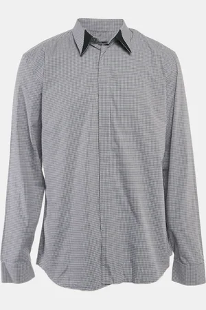 Givenchy /Multicolor Gingham Cotton Button Front Shirt XXXL