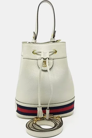 Gucci Leather Ophidia small bucket bag