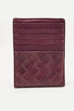 Bottega Veneta Intrecciato Leather Zip Card Holder