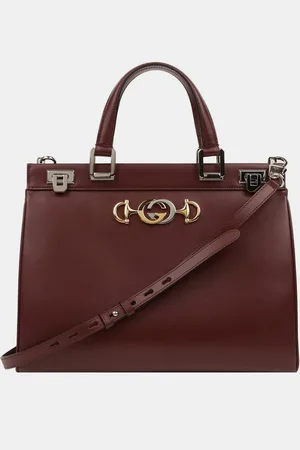 Gucci Leather Medium Zumi Tote