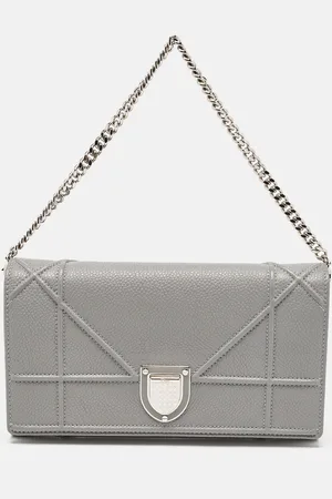 Dior Cannage Leather ama Wallet On Chain