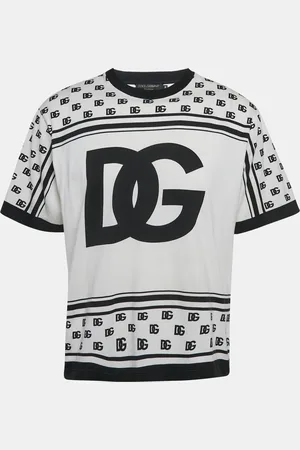 Dolce & Gabbana DG Print Jersey Crew Neck T-Shirt M