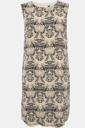 M Missoni Printed Silk Sleeveless Mini Dress L