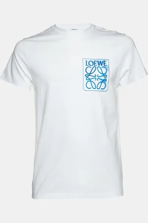 Loewe Cotton Anagram Fake Pocket Crew Neck T-Shirt S
