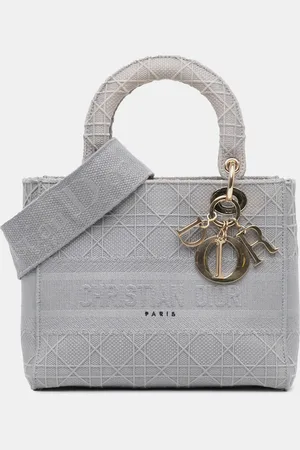 Dior Medium Canvas Cannage Lady D Lite Bag