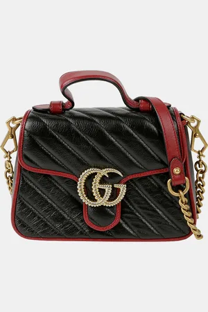 Gucci GG Marmont Mini Top Handle Shoulder Bag