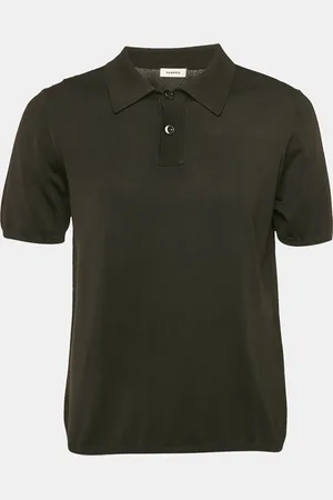 Sandro Stretch Knit Polo T-Shirt L