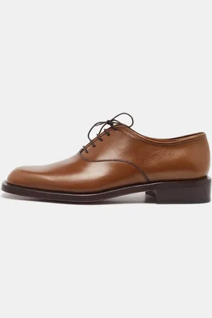Salvatore Ferragamo Leather Lace Up Oxfords Size 41.5