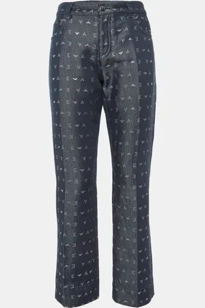 Emporio Armani Logo Lurex Detail Cotton J45 Regular Fit Jeans M/Waist 34"