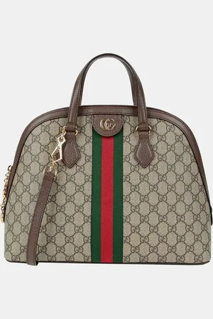 Gucci Medium GG Supreme Canvas Ophidia Tote Bag