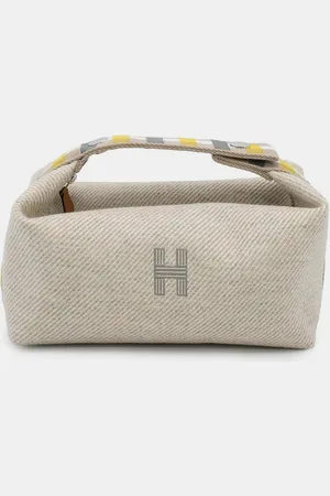 Hermès Sage Canvas Bride-A-Brac PM Case Bag
