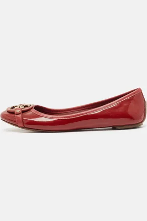 Tory Burch Patent Leather Aaden Ballet Flats Size 39