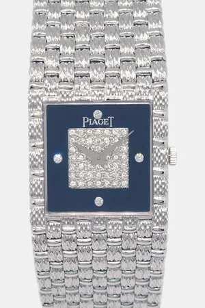 PIAGET Diamond 18k White Gold Vintage 9131D23 Women