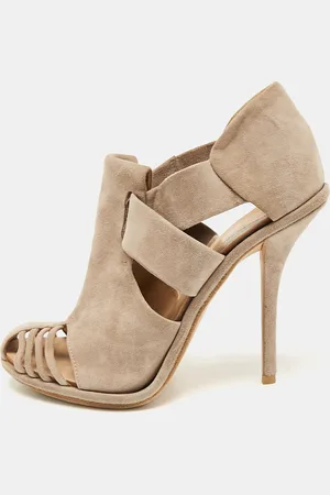 Balenciaga Suede Cutout Ankle Length Boots Size 39