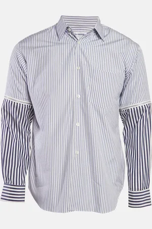 Comme des Garçons /White Cotton Detachable Sleeve Shirt XS