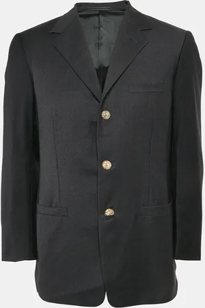 VERSACE Wool Single Breasted Blazer S