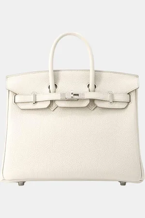 Hermès Beton Togo Leather Birkin 25 Tote Bag