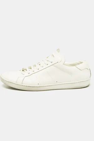 Saint Laurent Saint Laurent Leather Court Classic Lace Up Sneakers Size 46