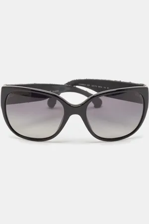 CHANEL Silver Tone 5237 Cat Eye Sunglasses