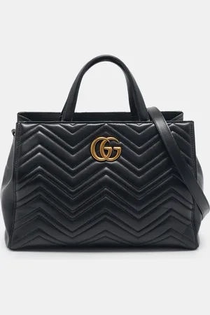 Gucci Matelasse Leather Medium GG Marmont Tote