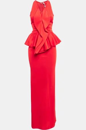 Givenchy Stretch Knit Peplum Style Gown S