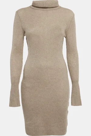 Oscar de la Renta Cashmere Turtle Neck Sweater Dress S