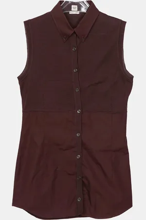 Hermès Cotton Knit Sleeveless Dress Size 38