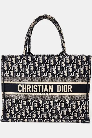Dior Fabric Oblique Book Tote Bag